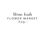 Three Buds Flower Market Logo