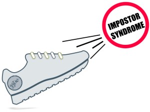 GGTW shoe kicking Impostor Syndrome ball