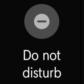 Gaithri's "Do not disturb" phone setting