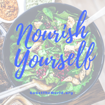 Spinach and pomegranate salad.