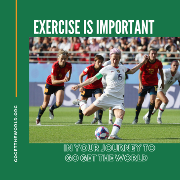 Megan Rapinoe kicking a soccer ball